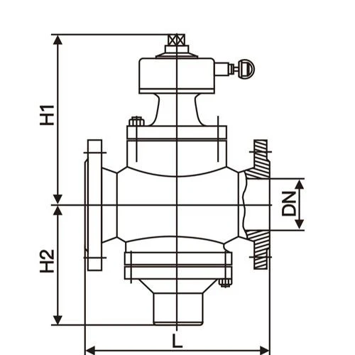 Self-supporting Flow Balancing Valve drawning Self-supporting Flow Balancing Valve drawning