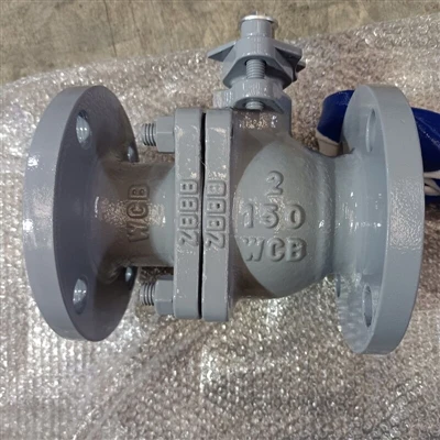 ASTM A216 WCB plovoucí kulový ventil, API 6D, 150 LB, 2-12 palcová loď do Bolívie