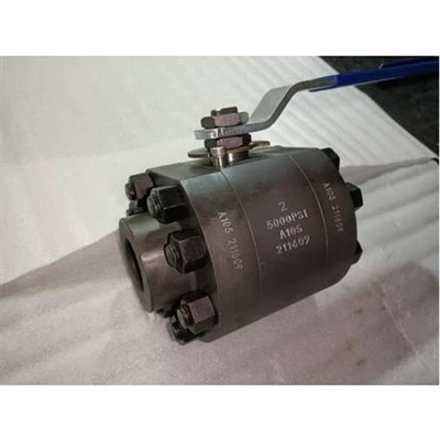 Kulový ventil 5000 PSI, uhlíková ocel ASTM A105, 2 IN, DN50, SW Dodání do Brazílie