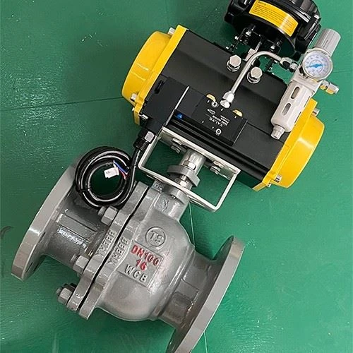 Pneumatic Flange Ball Valve factory