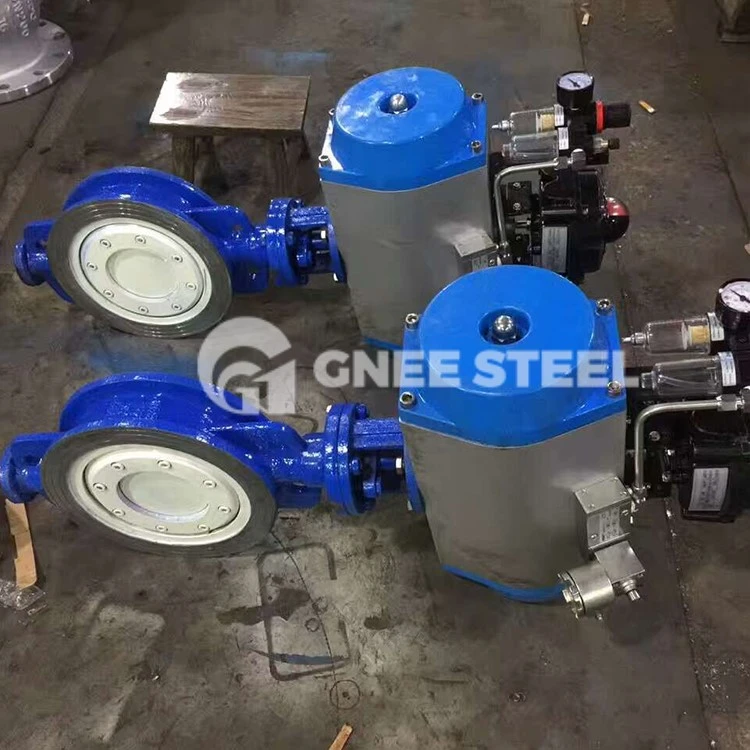 pneumatic triple eccentric butterfly valve pneumatic triple eccentric butterfly valve